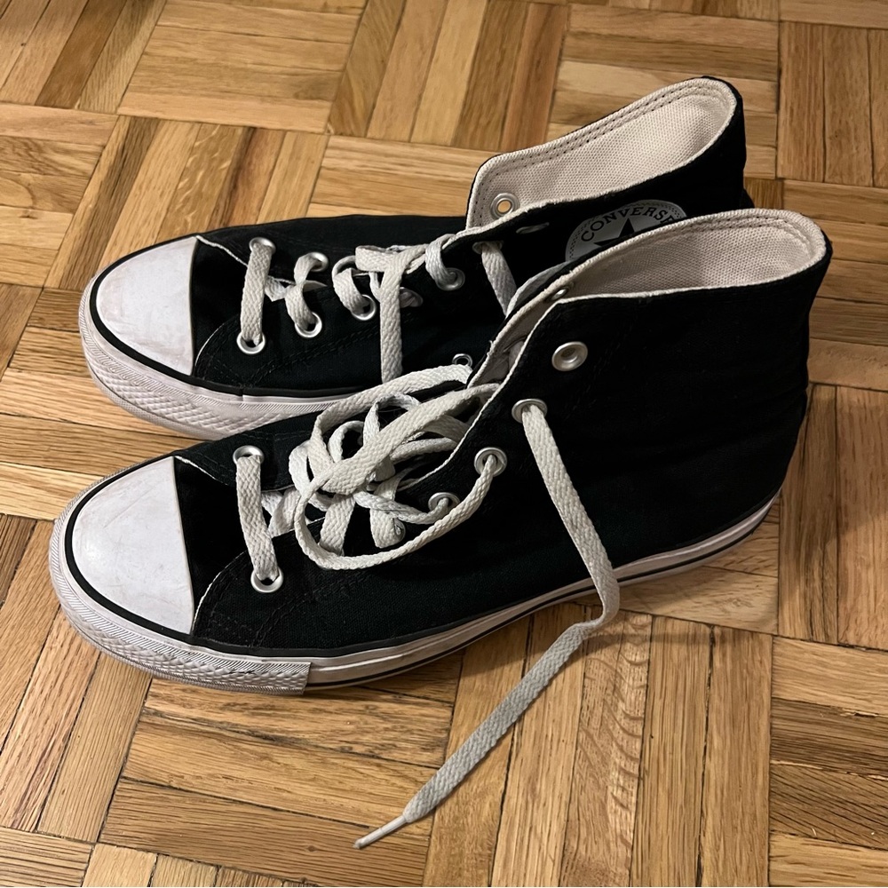 Black Platform Converse - image 1